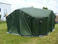 Application typique - ancrage d'une tente.